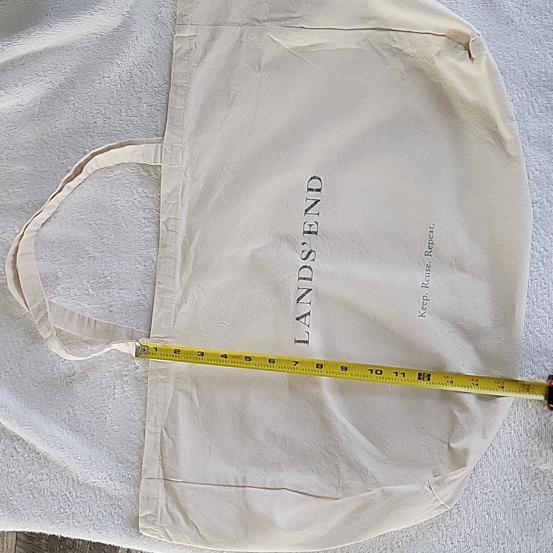 Lands End Canvas Lightweight Tote Bag. Used But Clean No Holes.